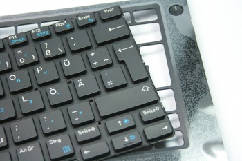 Original Dell Latitude 7380 Keyboard Kit from US to DE Layout