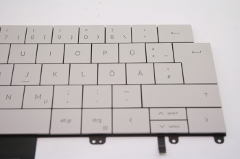 DELL Tastatur Keyboard DE Deutsch Layout XPS 13 Plus 9320 Backlit White