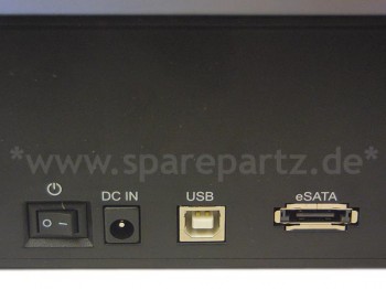 HDD-Dock 2.5" / 3.5" SATA HDD to USB 2.0 + ESATA Quick