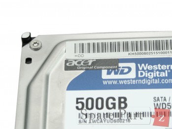 Acer WD Festplatte 500GB 16MB SATA 8,89cm (3,5") WD500AAKX