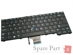 DELL Latitude E7240 E7440 Tastatur Keyboard UK 4P5PJ