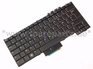 DELL Tastatur Keyboard FRA backlit Latitude C502C