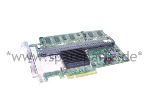 DELL PERC6/E SAS HBA Controller 512MB PCI-E 2 Ch FY374