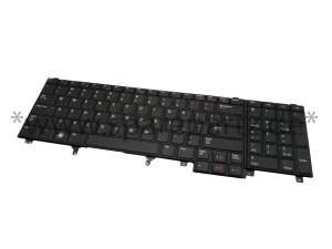 DELL Tastatur Keyboard US backlit Precision Latitude