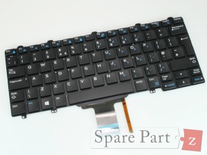 DELL Latitude E7450 UK Tastatur Keyboard backlit K9V28