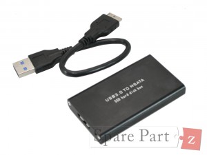 USB 3.0 zu PCIe mSATA SSD Adapter Gehäuse Case