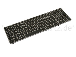 HP Tastatur Keyboard UK 8560p 641181-031