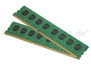 2GB 2048MB 2x1GB DDR3 1066MHz RAM Speicher