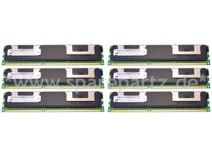 24GB (6x4GB) DDR3 RAM 1066Mhz PC3-8500R ECC