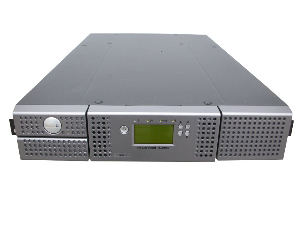 DELL PowerVault TL2000 Tape Autoloader Bandlaufwerk 2x LTO-6 SAS